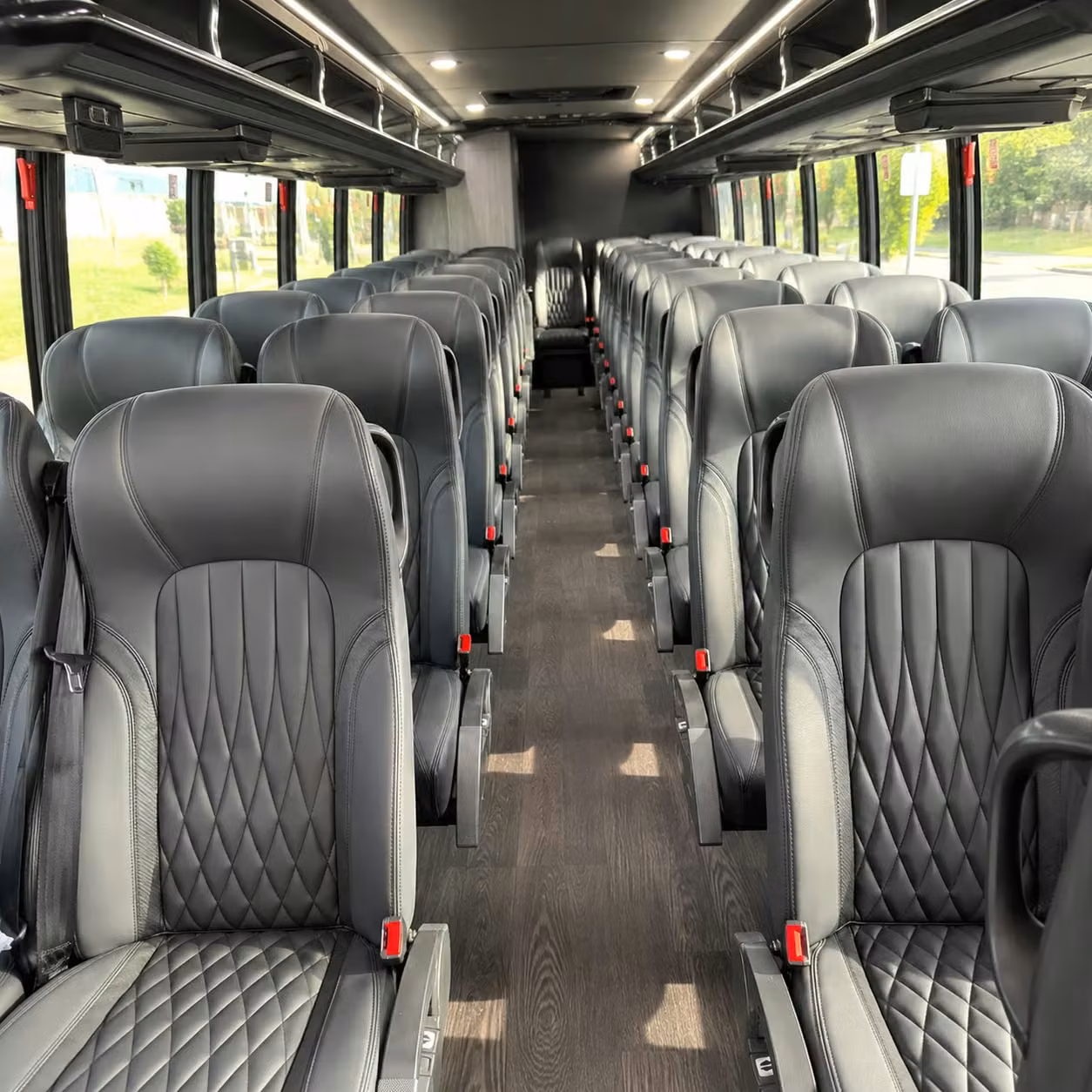 30 passenger minibus inside