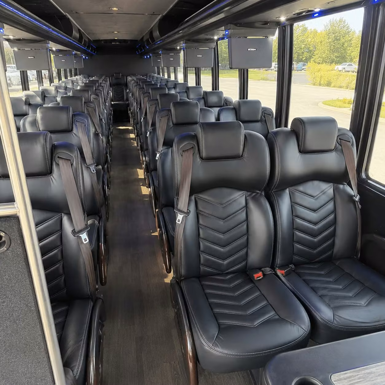 35 passenger minibus interior