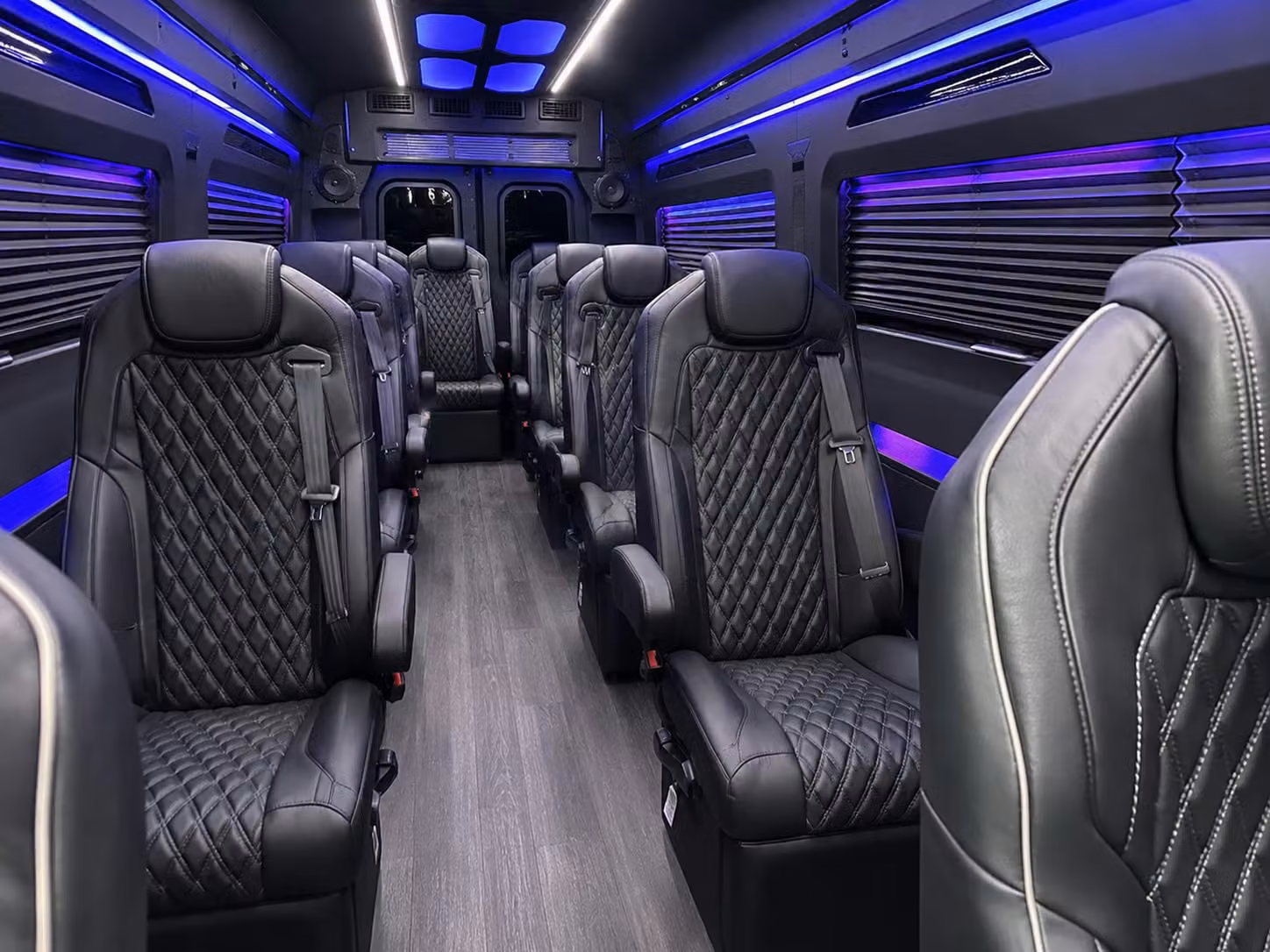 sprinter van with driver inside